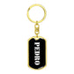 Pedro v2 - Luxury Dog Tag Keychain