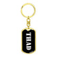 Thad v3 - Luxury Dog Tag Keychain