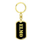 Elmo v2 - Luxury Dog Tag Keychain