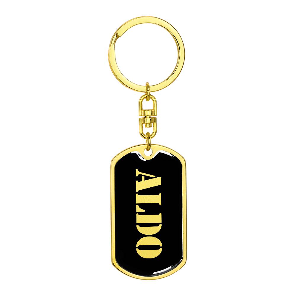 Aldo v2 - Luxury Dog Tag Keychain
