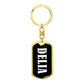 Delia v03 - Luxury Dog Tag Keychain