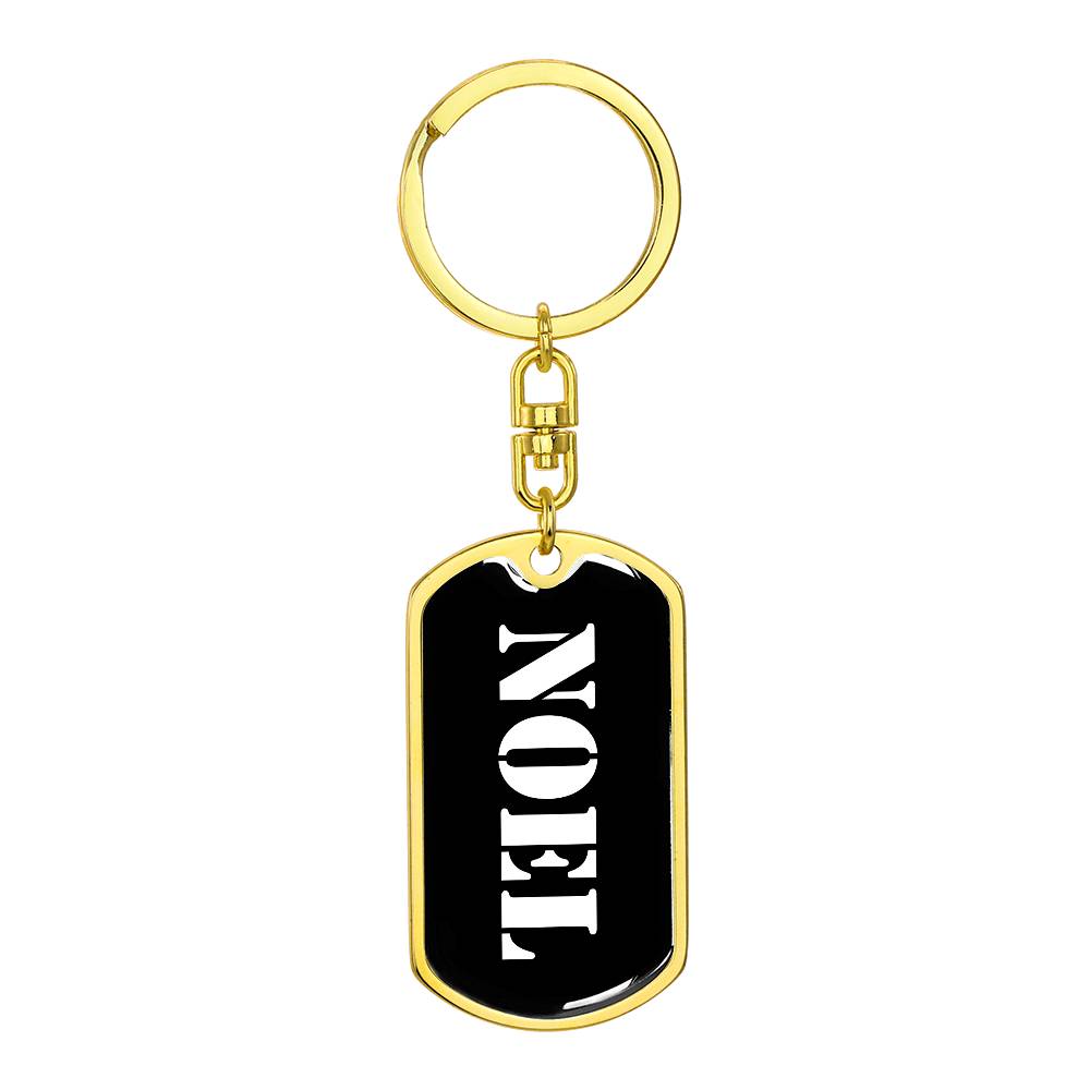 Noel v2 - Luxury Dog Tag Keychain