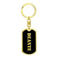 Deante v2 - Luxury Dog Tag Keychain