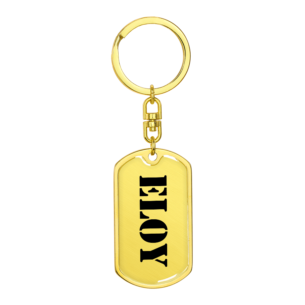 Eloy - Luxury Dog Tag Keychain