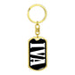 Iva v03 - Luxury Dog Tag Keychain
