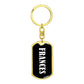 Frances v01w - Luxury Dog Tag Keychain