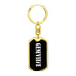 Genevieve v01w - Luxury Dog Tag Keychain