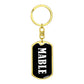 Mable v01w - Luxury Dog Tag Keychain