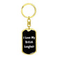 Love My British Longhair v3 - Luxury Dog Tag Keychain