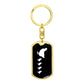 Mama Chicken With 4 Chicks v3 - Luxury Dog Tag Keychain