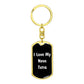 Love My Neon Tetra v3 - Luxury Dog Tag Keychain