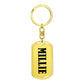 Millie v01 - Luxury Dog Tag Keychain