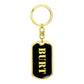 Burt v2 - Luxury Dog Tag Keychain