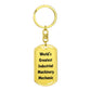 World's Greatest Industrial Machinery Mechanic - Luxury Dog Tag Keychain