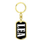 Lea v03 - Luxury Dog Tag Keychain
