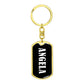 Angela v01w - Luxury Dog Tag Keychain