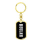 Beulah v01w - Luxury Dog Tag Keychain
