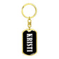 Kristi v01w - Luxury Dog Tag Keychain