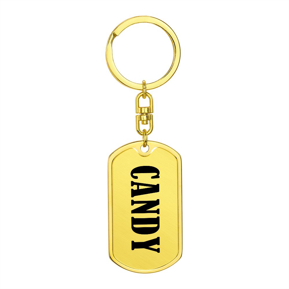 Candy v01 - Luxury Dog Tag Keychain