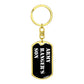 Army Ranger's Son v3 - Luxury Dog Tag Keychain