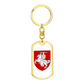 Pahonia (Belarus) v2 - Luxury Dog Tag Keychain