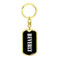 Beverly v01w - Luxury Dog Tag Keychain