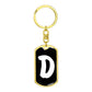 Initial D v3b - Luxury Dog Tag Keychain