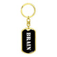 Brain v2 - Luxury Dog Tag Keychain