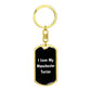 Love My Manchester Terrier v6 - Luxury Dog Tag Keychain