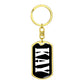Kay v01w - Luxury Dog Tag Keychain