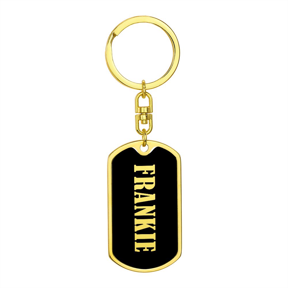 Frankie v02 - Luxury Dog Tag Keychain
