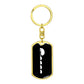 Mama Hippo With 4 Calves v3 - Luxury Dog Tag Keychain