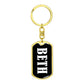 Beth v01w - Luxury Dog Tag Keychain