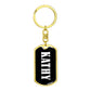 Kathy v01w - Luxury Dog Tag Keychain