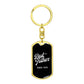 Best Father Since 1979 v2 - Luxury Dog Tag Keychain