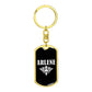 Arlene v03a - Luxury Dog Tag Keychain