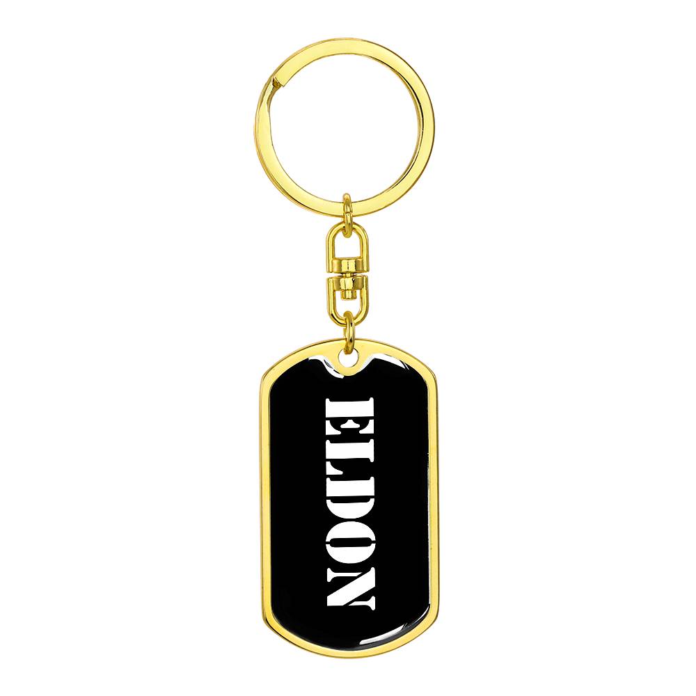 Eldon v2 - Luxury Dog Tag Keychain