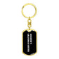 Soldier's Granddaughter v3 - Luxury Dog Tag Keychain