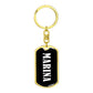 Marina v03 - Luxury Dog Tag Keychain