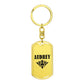 Audrey v01a - Luxury Dog Tag Keychain