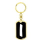 Initial I v3b - Luxury Dog Tag Keychain