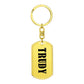 Trudy v01 - Luxury Dog Tag Keychain