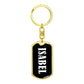 Isabel v01w - Luxury Dog Tag Keychain