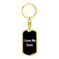 Love My Finch v3 - Luxury Dog Tag Keychain
