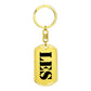 Les - Luxury Dog Tag Keychain