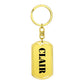 Clair - Luxury Dog Tag Keychain
