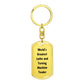 World's Greatest Lathe and Turning Machine Tender - Luxury Dog Tag Keychain