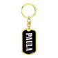 Paula v01w - Luxury Dog Tag Keychain