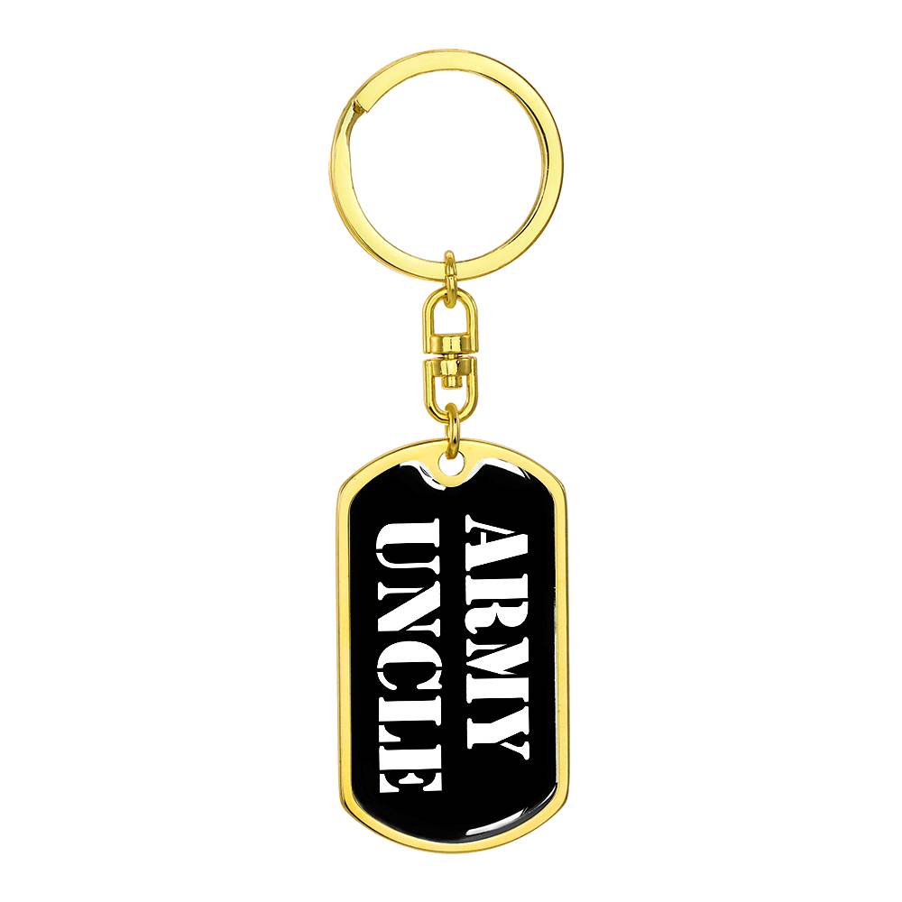 Army Uncle v3 - Luxury Dog Tag Keychain