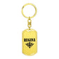 Regina v01a - Luxury Dog Tag Keychain